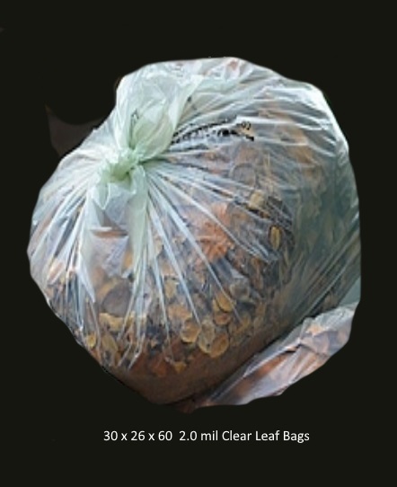 Large Clear Leaf Bags