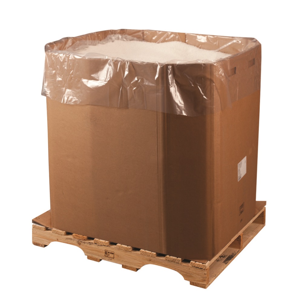 23X17X46" X .002 MIL CLEAR GUSSETTED BAG 200/ROLL